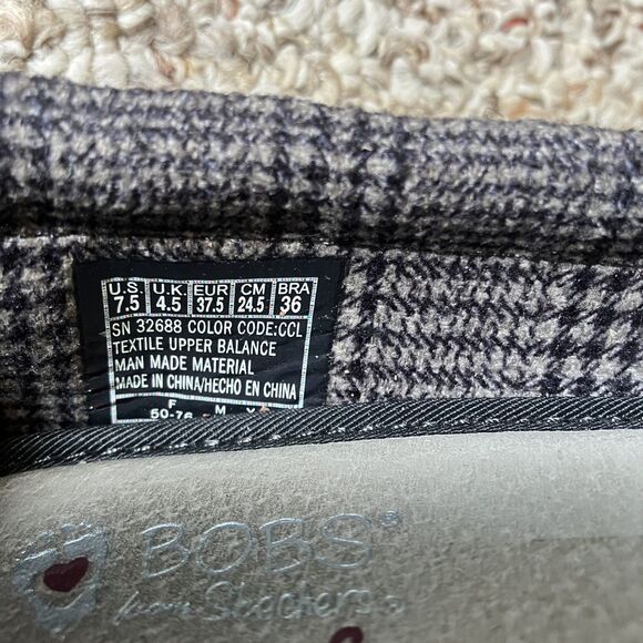 Skechers Bobs Chill Luxe Urban Frost Womens Alpargata Flat Charcoal US Size 7.5 - Picture 7 of 9